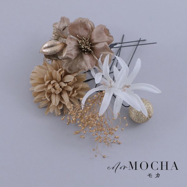 画像8: 【即日発送】【浴衣小物】小花コサージュ5点セット【5カラー】[YMT] (8)