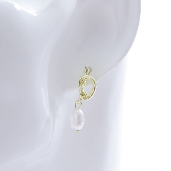 画像3: 【アクセサリー:ピアス】ドロップパールピアス【HC02】 (3)
