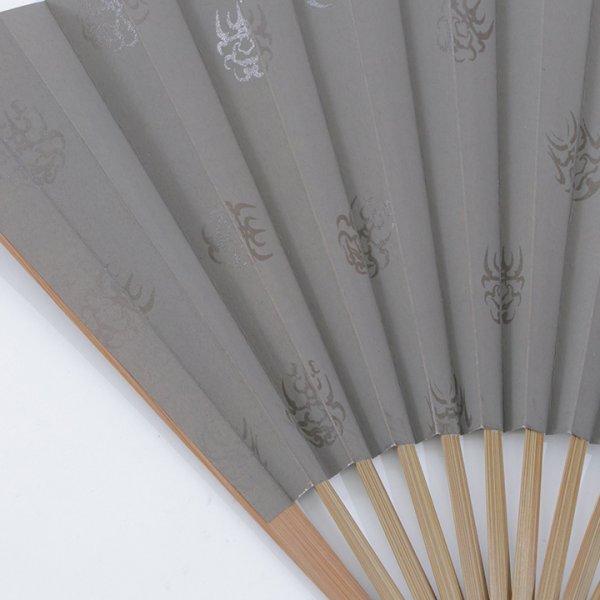 画像3: 【即日発送】【浴衣小物/扇子】押隈柄扇子【1カラー】【YMT】 (3)