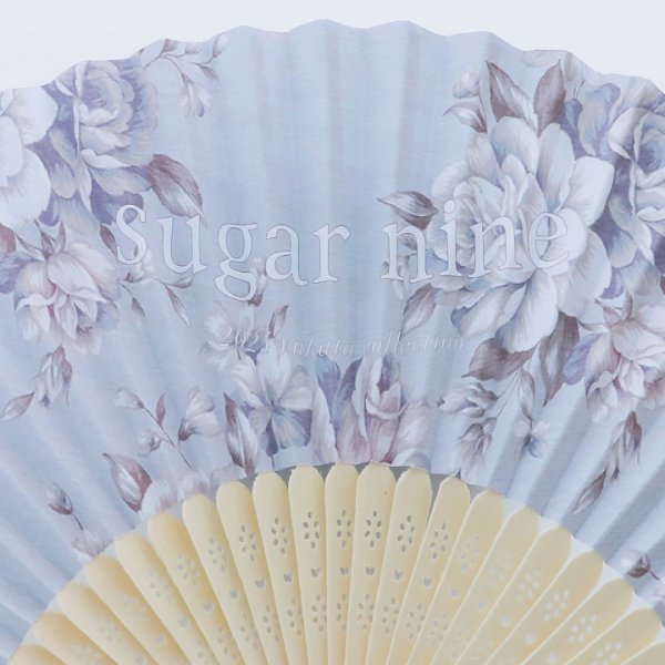 画像6: 【即日発送】【浴衣小物/扇子】フラワー柄扇子【4カラー】[OF04] (6)