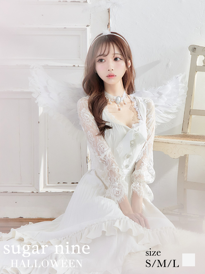 * old vintage ❀ angel ** 白い編みドレスの 天使さん