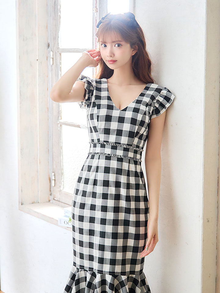 dressproduction マーメイド 長袖ドレス（W216）Sサイズ 勿体ない
