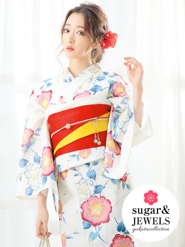 浴衣を買うならジュエルズ Jewels 浴衣セット 着付けセット 作り帯 簡単着付け キャバ キャバ嬢 キャバドレス