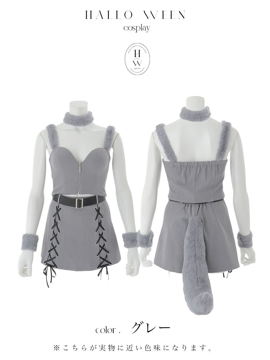 Malymoon レディブラックレザーウルフヴィラン　コスプレ衣装セット Malymoon レディブラックレザーウルフヴィラン コスプレ衣装