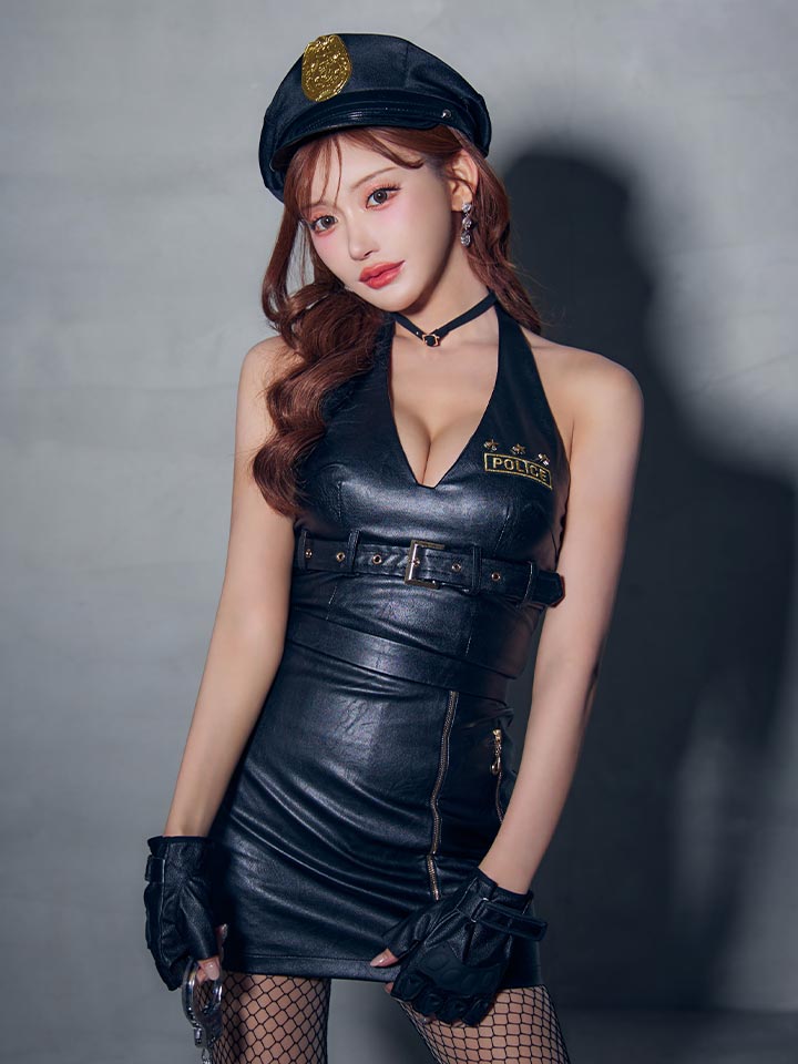 即日発送】【ハロウィン】レザーアメスリポリスセットアップ