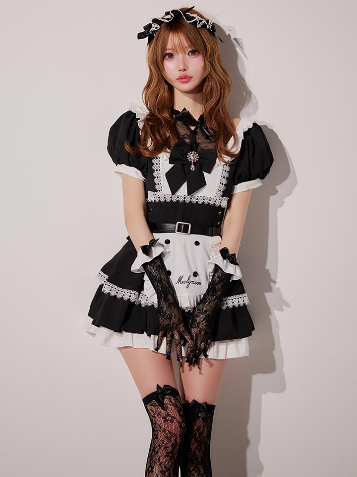 トゥインクルドールメイド malymoon ブラック 即日発送】【藤咲凪着用】トゥインクルドールメイド《オリジナル