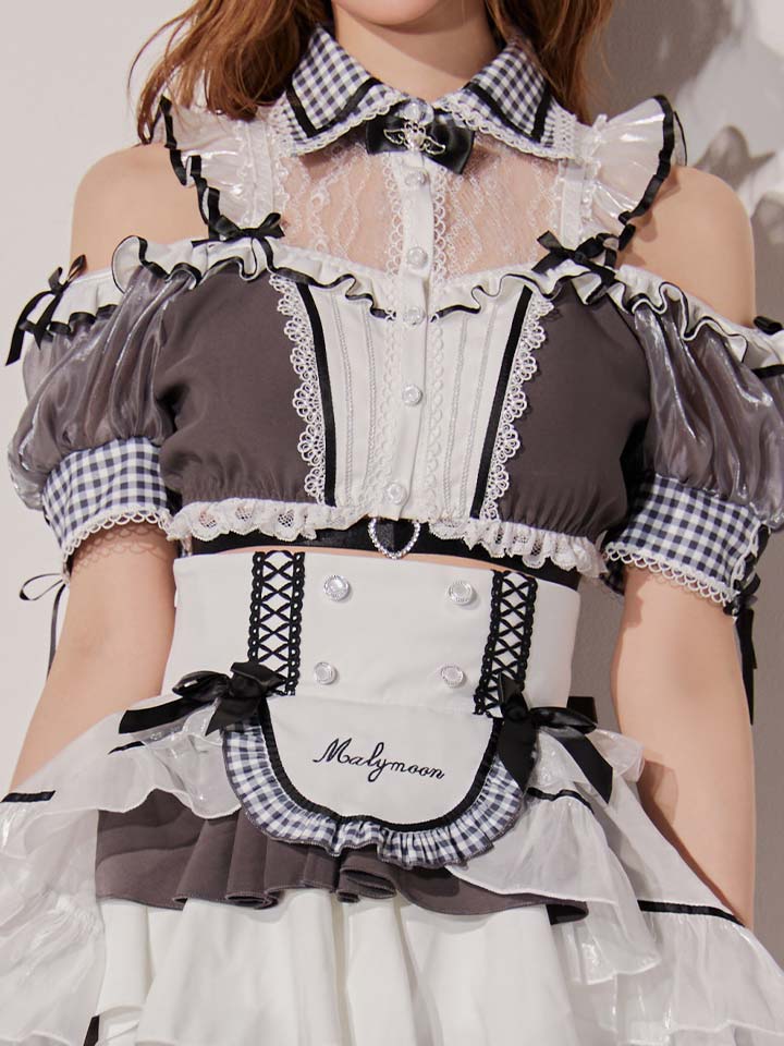 即日発送】【ハロウィン】プリンセスチュールメイドコスプレ