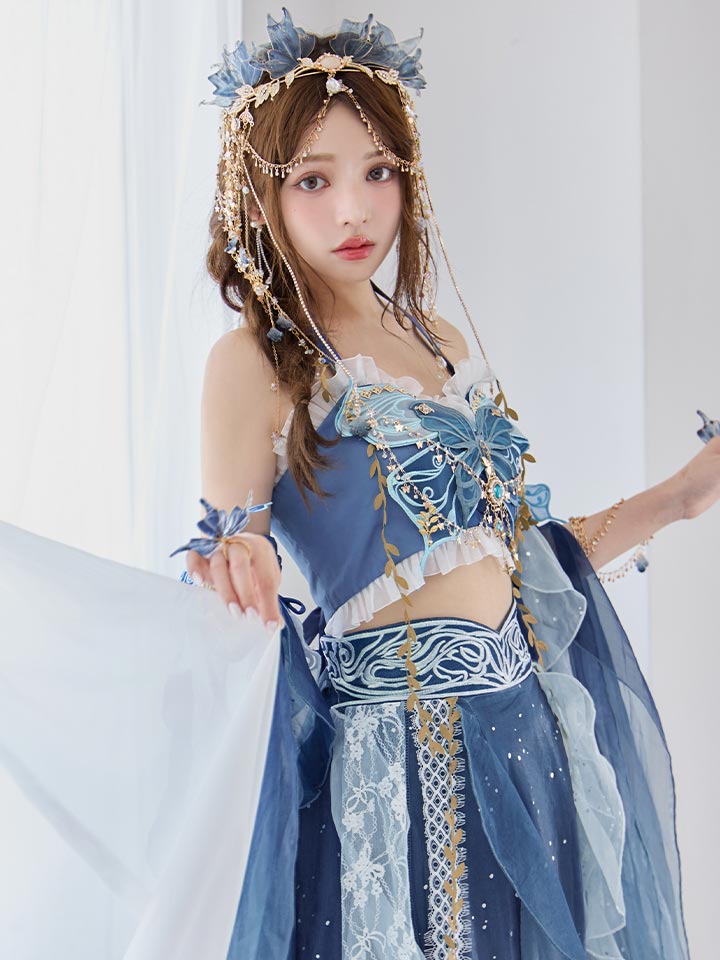 ブラック エルフ 精霊 ハロウィン コスプレ 暗黒系 ゴスロリ　L127＃ ブラック エルフ 精霊 ハロウィン コスプレ 暗黒系 ゴスロリ