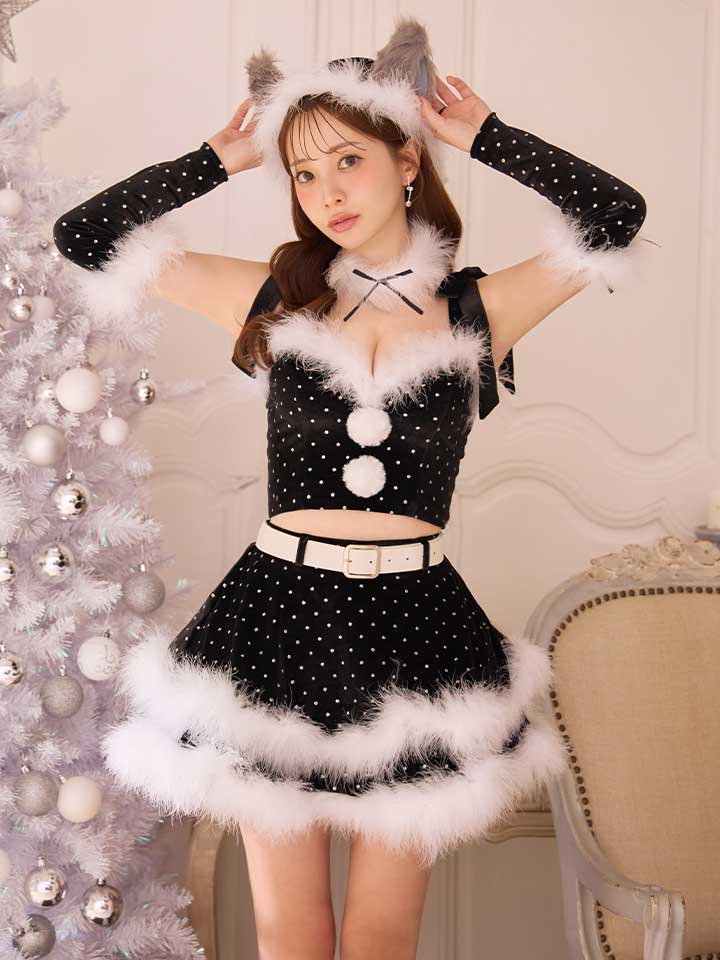 即日発送！】【サンタコス 8点セット】【S-Lサイズ/1カラー】桜咲乃愛